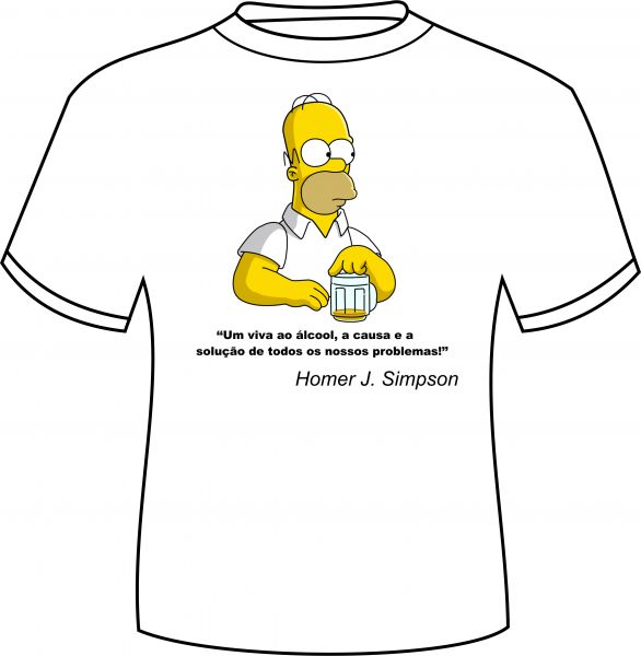 Camisa Homer Simpson